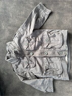 H&M Gray Kids' Button-Front Jacket